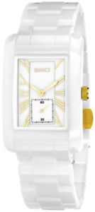 【送料無料】roberto bianci mens milana quartz chronograph white ceramic watch rb58771