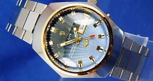 【送料無料】vintage retro swiss tressa lux crystal automatic watch 1970s nos cal as 5206|hokushin