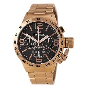 【送料無料】tw steel cb173 gents canteen quartz rose gold steel chrono watch 31,187円