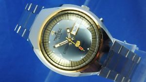 【送料無料】vintage retro swiss tressa lux crystal automatic watch 1970s nos cal as 5206|hokushin