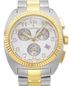 【送料無料】croton model cc311293ttdwl brand gentlemens date watch|hokushin