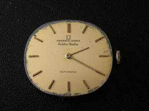 【送料無料】universal geneve golden shadow 25 jewels swiss micro rotor 166 watch movement|hokushin