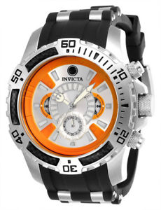 【送料無料】invicta mens star wars quartz chronograph stainless steel silicone watch 26177