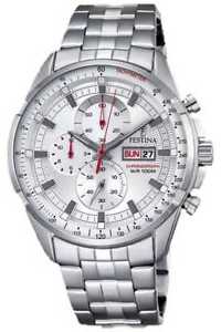 【送料無料】festina mens chronograph stainless steel bracelet f68441 watch 9