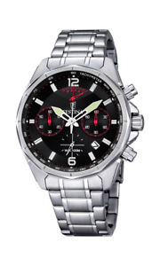 【送料無料】festina f68352 herren uhr chronograph chrono edelstahl neu