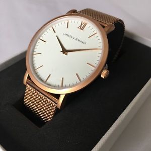 【送料無料】larsson and jennings minimal 40mm rose gold **removing soon**｜hokushin