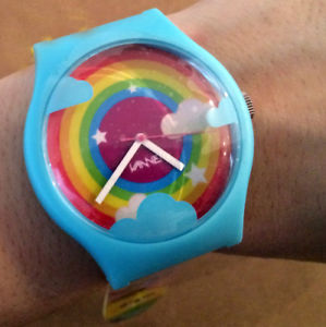 【送料無料】tado vannen watch wristwatch daydream outsider art rare limited signed rainbows｜hokushin