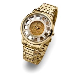 【送料無料】oliver weber uhr reims gold crystals from swarovski｜hokushin