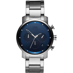 【送料無料】mvmt orologio cronografo quarzo uomo con cinturino in acciaio inox dmc02sblu