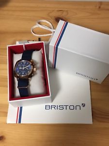 【送料無料】briston mens clubmaster classic steel 16140sc15lvbr watch 380 msrp