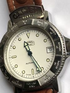 【送料無料】camel trophy automatic glasboden uhr watch