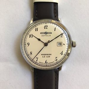 【送料無料】zeppelin lz129 hindenburg quartz 70464 1 zulu strap