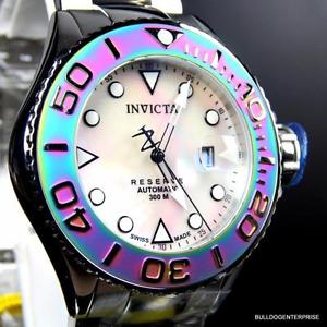 【送料無料】invicta reserve grand diver swiss made 50mm iridescent automatic steel watch｜hokushin