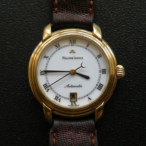 【送料無料】maurice lacroix swiss automatic gold plated date 25 jewels working wrist watch｜hokushin 44,988円