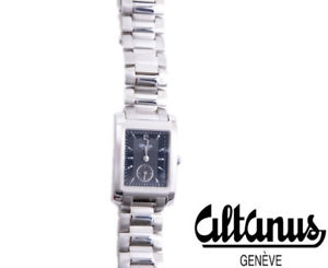 【送料無料】altanus geneve mens wrist watches stainless steel strap analog quartz|hokushin