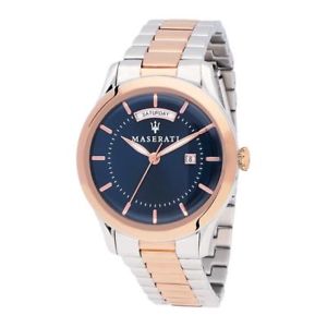 【送料無料】orologio solo tempo uomo maserati tradizione r8853125001 acciaio blu rosa data｜hokushin 45,588円
