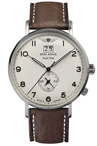 【送料無料】iron annie herrenuhr amazonas dual time 59405|hokushin