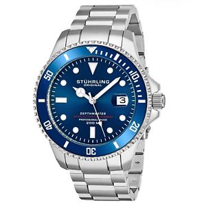 【送料無料】mens swiss automatic stainless steel professional depthmaster dive watch 20