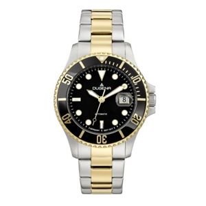 【送料無料】dugena 4460776 diver herrenuhr automatik bicolor|hokushin