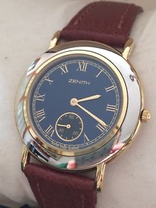 【送料無料】zenith quartz ref4190074881 gold plated mens nos with warranty