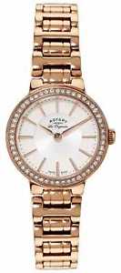 【送料無料】rotary womens les originales gold plate crystal lb9008502 watch 36