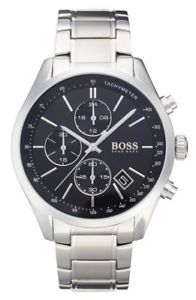 【送料無料】 hugo boss hb 1513477 mens grand prix chronograph watch 2 years warranty