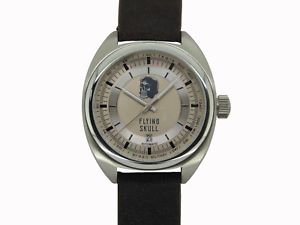 【貨物輸送無料】orologio automatico vintage uomo teschio acciaio militare subacqueo sportivo 男女兼用腕時計-腕時計
