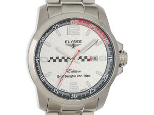 【送料無料】elysee edition graf berghe von trips stahl automatik 44mm ungetragen