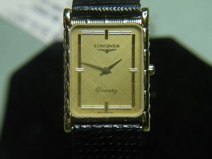 【送料無料】mens rarevintage longines 1000 gold swiss quartz watch nos wow 3121101