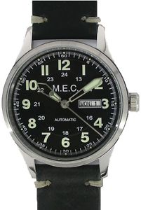 【貨物輸送無料】orologio uomo vintage automatico acciaio militare sportivo subacqueo mec nuovo 男女兼用腕時計-腕時計