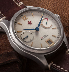 【貨物輸送無料】roter stern 70 stunden automatik saphirglas 44粍