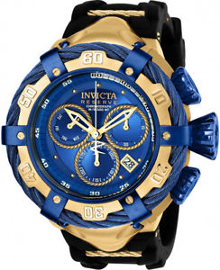 【貨物輸送無料】invicta mens bolt reserve chrono 500m stainless steel  silicone watch 21354