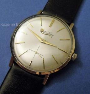【貨物輸送無料】vintage mans working watch lucien piccard 14コンピュータ断層撮影法 gold plated wristwatch working