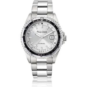 【貨物輸送無料】orologio uomo philip watch caribe r8253597021 acciaio silver swiss made 100mt