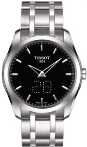 【貨物輸送無料】brand  tissot couturier secret date mens quartz luxury watch t0354461105101