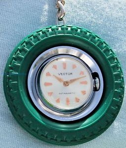 【貨物輸送無料】vector orologio portachiavi forma pneumatico インチ perfette condizioni