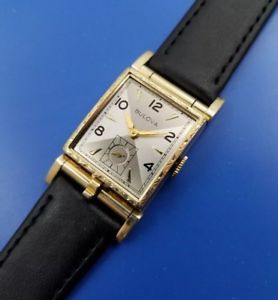 【貨物輸送無料】exquisite vintage 1951 mans bulova hand wind flip top photo picture serviced