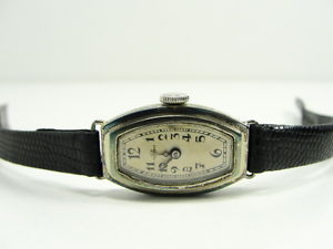 【貨物輸送無料】vintage tavannes 750er18kt weissgold damen uhr handaufzug watch orologio
