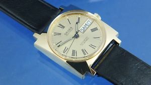 【貨物輸送無料】vintage retro gruen automatic watch circa 1970s nos cal as 1906  condition 男女兼用腕時計-腕時計