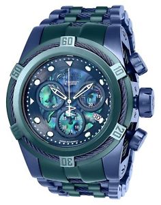 【送料無料】25919 invicta 53mm mens reserve bolt zeus blue stainless steel watch