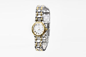 【貨物輸送無料】concord stainless steel 18k yellow gold saratoga two tone bracelet watch 腕時計-男女兼用腕時計