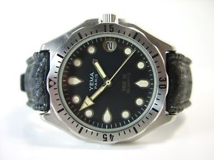【貨物輸送無料】yema vintage montre de plongee 100m old watch