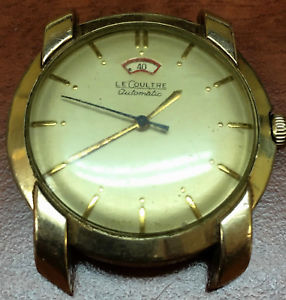 【貨物輸送無料】vintage mens lecoultre powermatic 10k gf automatic power reserve watch