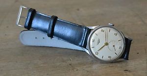 【送料無料】rare longines 71112 vintage watch cal1268 stainless steel 35mm mens uhr