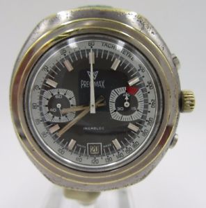 【貨物輸送無料】l201vintage  precimax  chronograph handaufzug herrenuhr  kal7734