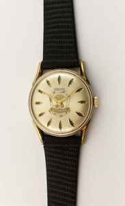 【貨物輸送無料】gruen vintage day night jumping 24 hour marker wristwatch c1960s