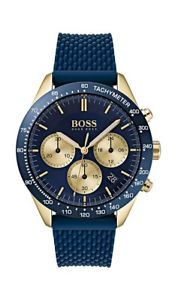 【貨物輸送無料】boss talent herrenuhr 1513600 analog chronograph,stoppuhr,tachymeter silikon bla