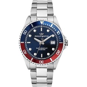 【貨物輸送無料】orologio philip watch caribe r8253597042 uomo watch swiss made blu 100m zaffiro