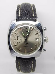【貨物輸送無料】chronographe  jopel mouvement 7765,vintage  chrono vers 1970