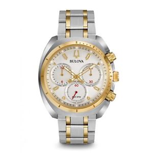 【貨物輸送無料】bulova 98a157 mens curv chronograph watch